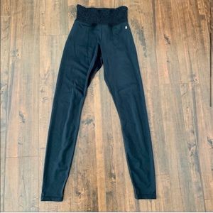 Spiritual Gangster Wide Gathered Waist Leggings SZ-XS